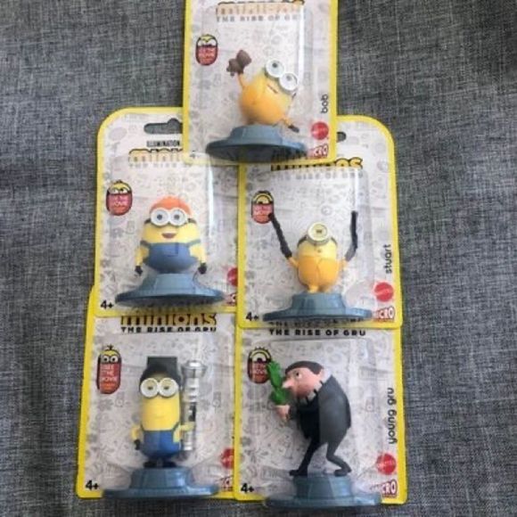 Minions The Rise of Gru figurines 2 inches tall - Picture 1 of 2